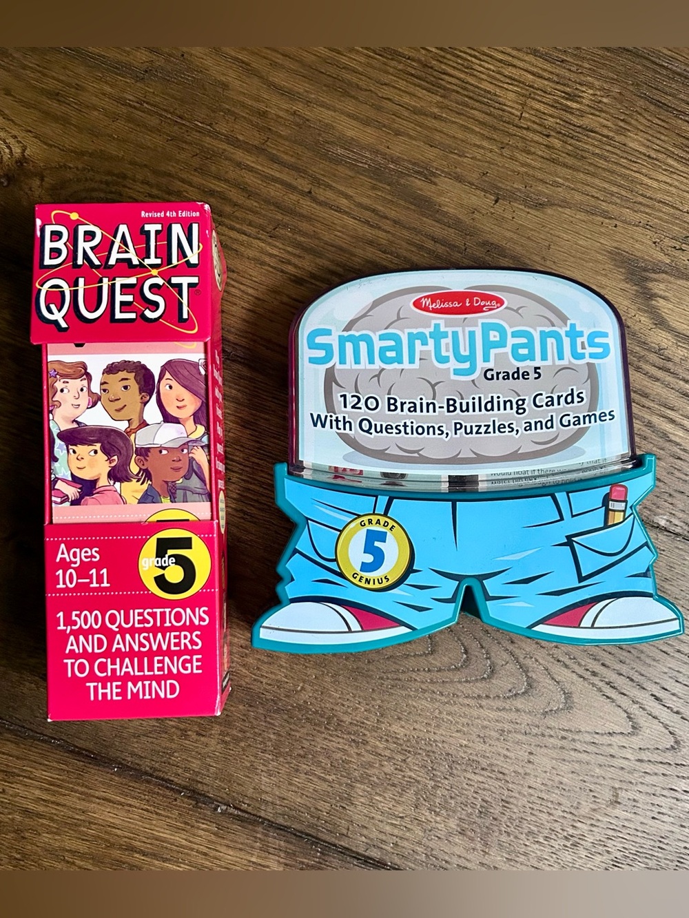 Grade 5 🧠 Brain Quest + SmartyPants cards! In great, Like New condition!